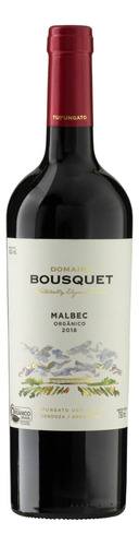 Vinho Argentino Tinto Orgânico Domaine Bousquet Malbec Mendoza Garrafa 750ml
