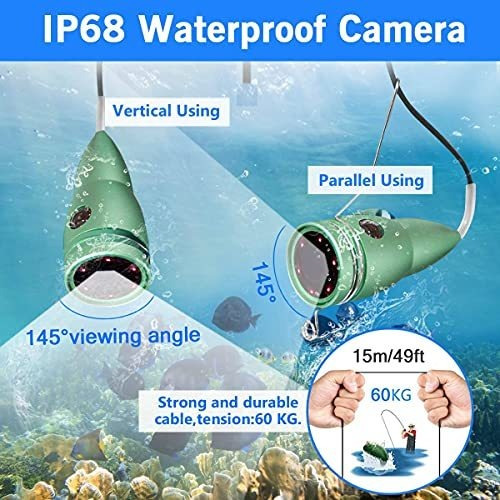 Camara Pesca Bajo Agua Monitor Ips 4.3 Ip68 Impermeable