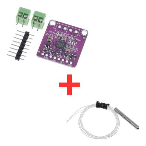 Max31865 Sensor De Temperatura Con Resistencia Platino Pt100