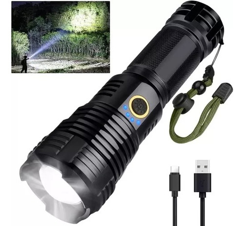 Linterna Led Tactica Dual 1800 Lumens Hpx70