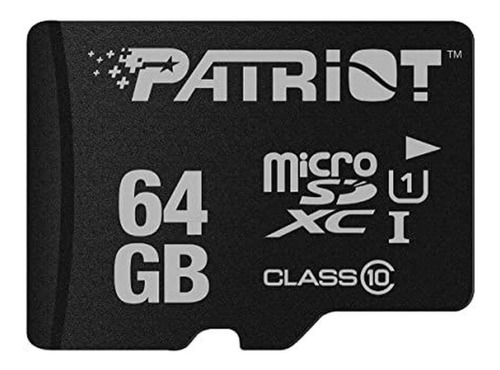 Cartao De Memoria Patriot Micro Sd 64gb Lx Series Classe 10