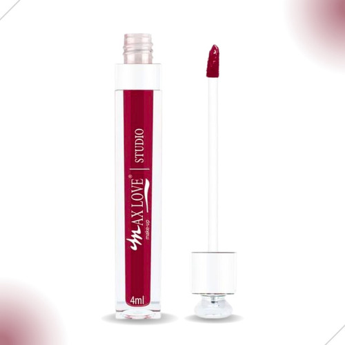 Batom Lip Gloss Max Love Efeito 3d Alta Cobertura 