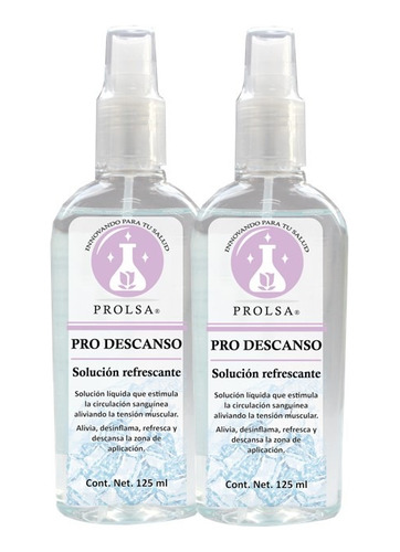 2 Pro Descanso (125 Ml) Solución Liquida Refrescante Mentol