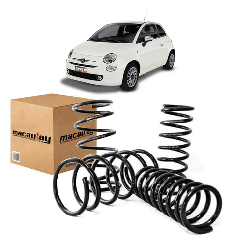 Kit De 4 Molas Tamanho Original Fiat 500 - Promoção