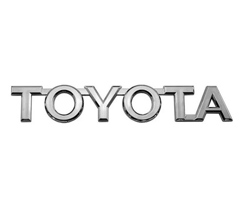 Nome Toyota (hilux) Letreiro Cromado