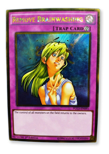 Yugi-oh! Remove Brainwashing Pgl3-en091 Gold