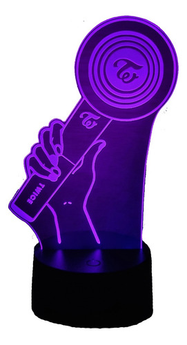 Twice Lightstick Lightband Lampara Led Ilusion 3d Kpop Luz