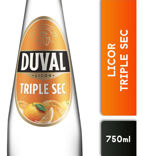 Licor Triple Sec Duval 750cc 1 Unidad