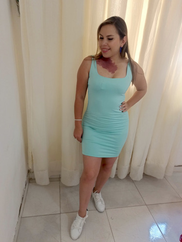 Vestido Para Dama Sin Manga