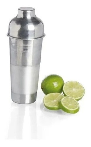 Coqueteleira Alumínio 590 Ml Drinks Caipirinha Bar Cor Prateado