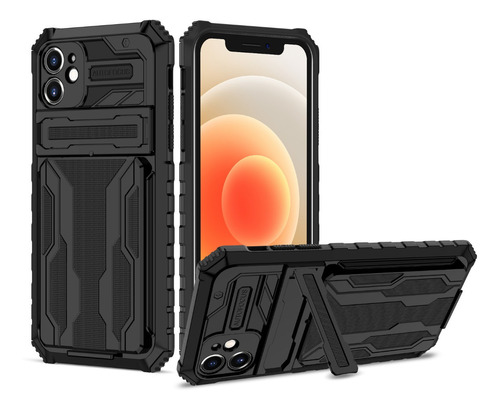 Carcasa Con Tarjetero Para iPhone 12,12 Pro Max