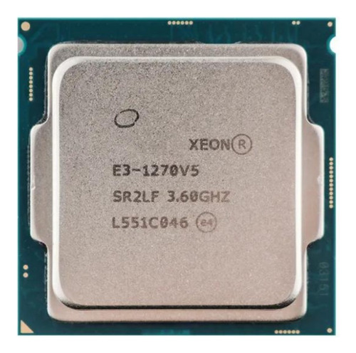 Procesador De Cpu Xeon E3 1270 V5, Caché De 8 M, 3,6 Ghz, 80