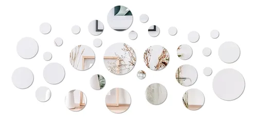 comprar Ceyazye Espejo De Pared, Azulejos De Espejo Circular