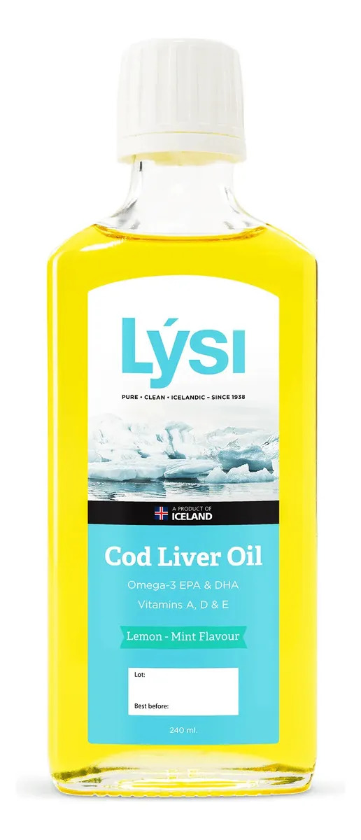 Omega 3 Lýsi en aceite sabor Limon/Menta x 240mL