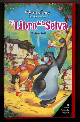 El Libro De La Selva - Walt Disney - Vhs Antiguo
