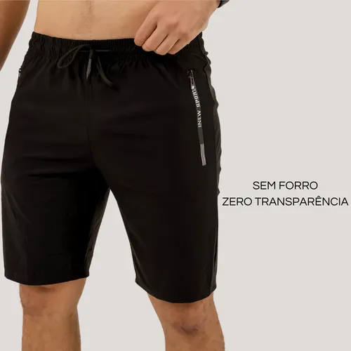 Bermuda Short Fitness Masculina Academia Treino Corrida Lisa