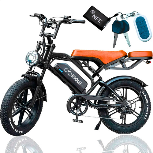 Inow V20 Bicicleta Eletrica 1000w Com Banco Extensor +alarme