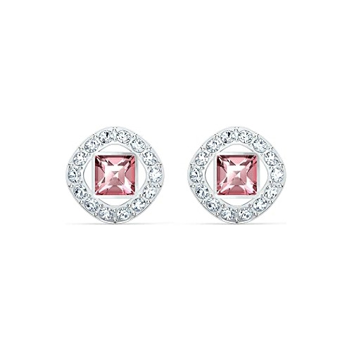 Aretes Para Mujer Con Cristales Rosas