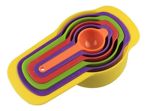 Set Cuchara Medidora Gramos Cuchara Y Taza Medidora 6 Pza