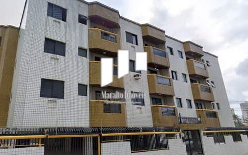 Imagem 1 de 15 de Apartamento Com Sacada E 2 Vagas De Garagem Em Praia Grande Sp.
