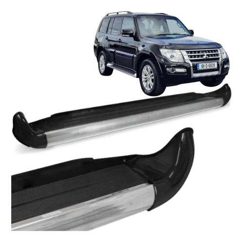 Estribo Lateral Personalizado Black Perol Pajero Full 2015