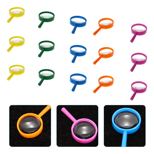 Lupa De Mano Led For Niños, 15 Unidades