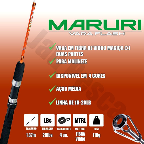 Imagem 4 de 9 de 2 Vara De Pesca Completa Com Molinete Ht200 Linha Barato