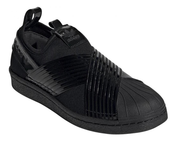 adidas superstar negras slip on