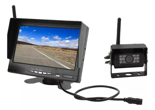 Camara De Respaldo Reversa Inalambrica Con Monitor LED Vision