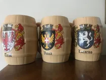 Comprar Jarras Chopps Cerámicos Escudos Alemanes