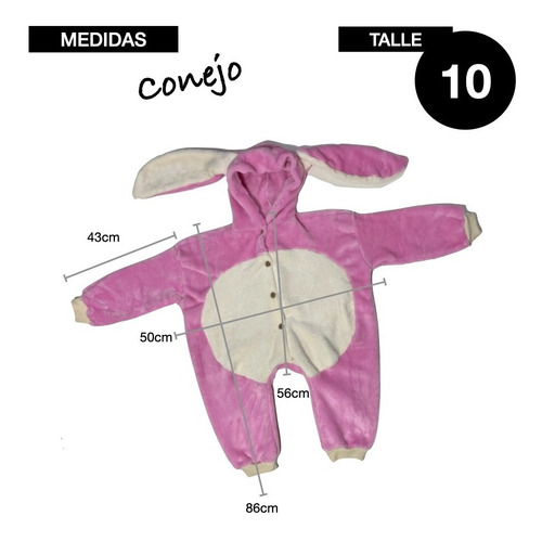 Imagen 4 de 10 de Pijama Disfraz Animales Niños Unisex Mameluco