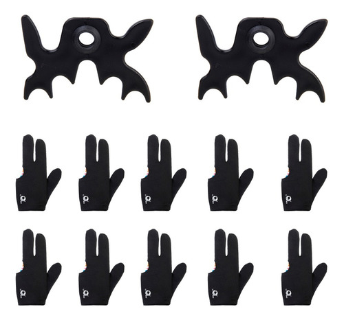 . Paquete De 10 Guantes De Billar, For Usar En La Mano