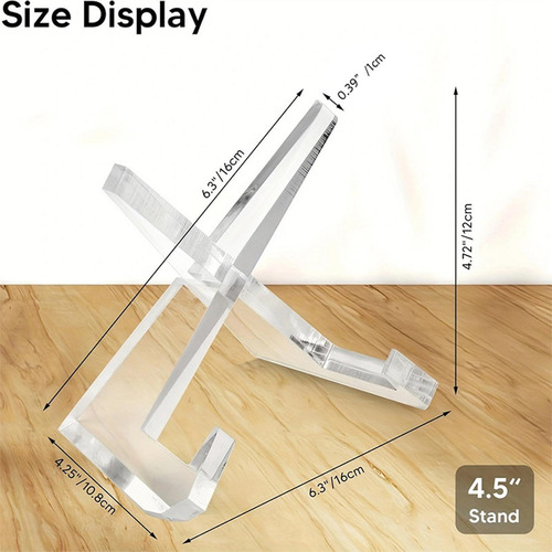 Soporte Para Libros De Cocina, Expositor Transparente, Multi