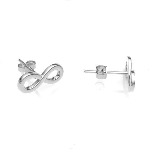 Imagen 2 de 9 de Broquel De Plata .925 Infinito Agálea Joyería