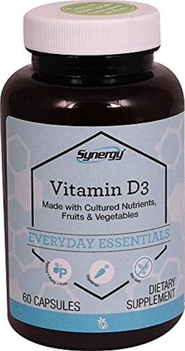 Vitacost Whole Food Vitamina D3  -2000 iu  60 cápsulas Veg