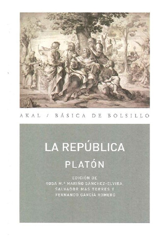 Libro La República  Platón De Platón