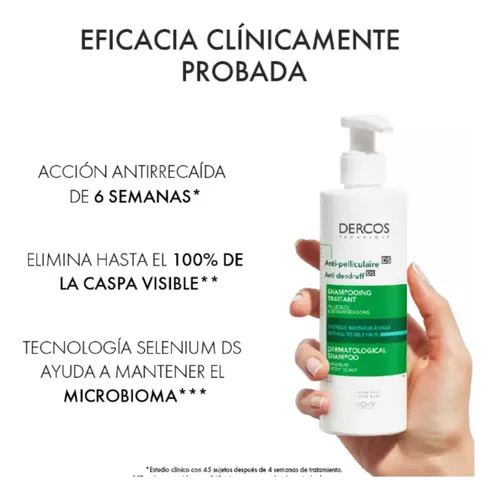 Vichy Dercos Shampoo Anticaspa Cabello Normal A Graso 390ml