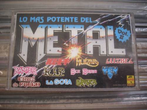 Lo Más Potente Del Metal Vol. Ii - Varios Cassette Mb Estado