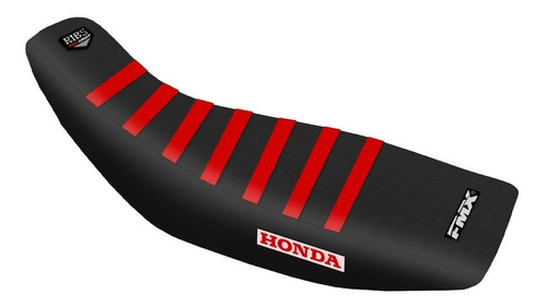 Funda Asiento Honda Xr 250 Tornado Fmx Negra Ribs Rojos