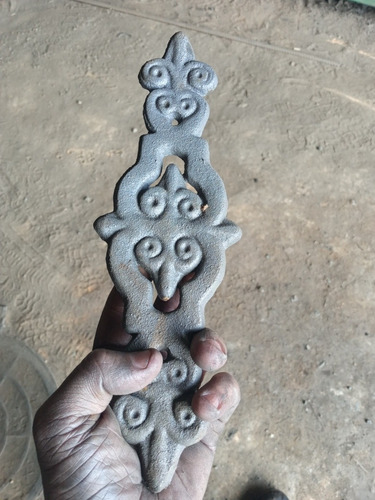 Florão Ornamento Em Ferro Fundido Para Decoração Kit/10