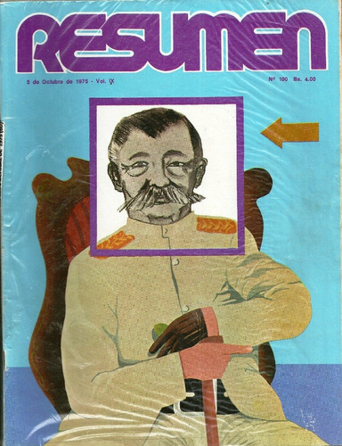 Revista Resumen N°100 Octubre 5 De 1975 Juan Vicente Gomez