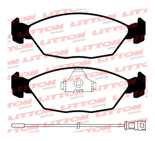 Juego Pastillas De Freno Delanteras Litton Santana 93-95