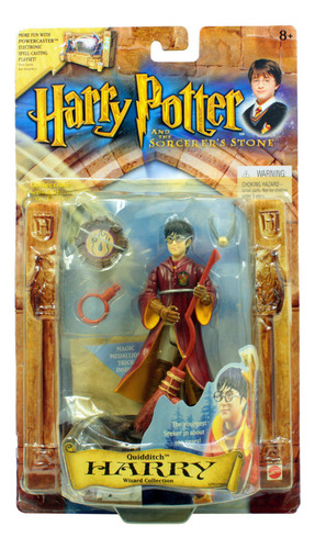Mattel Harry Potter & The Sorcerers Stone Quidditch Harry