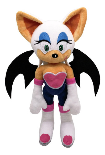 Lindo Muñeco De Peluche De Sonic Rouge The Bat, De 30 Cm, De