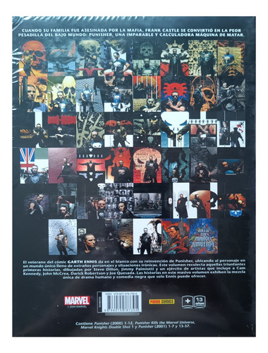 Punisher Ómnibus 1 Garth Ennis 1136 Págs Tapa Dura Nuevo!!!