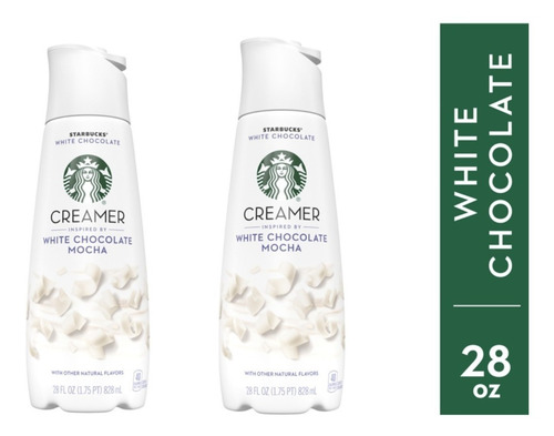 2cstarbucks Crema Para Café White Chocolate Mocha 828ml 