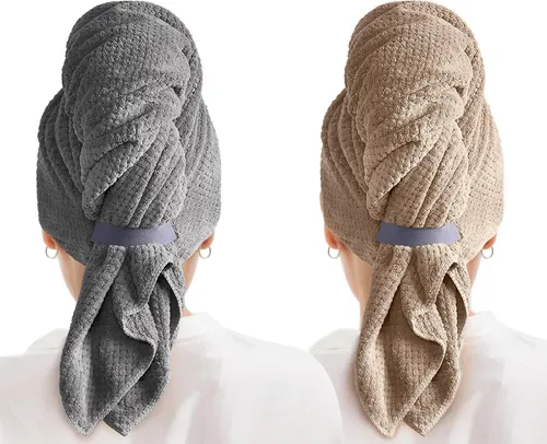 comprar Paquete De 2 Toallas De Microfibra Para Cabello