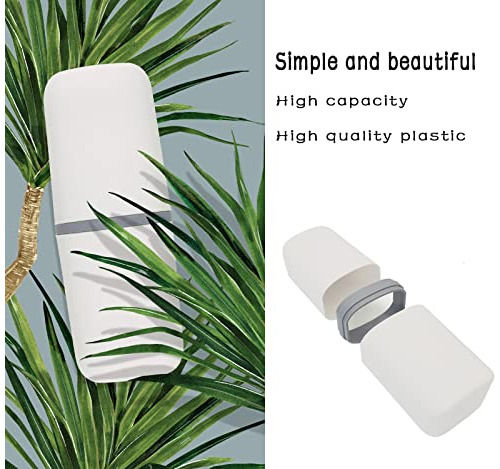 Estuche De Viaje Para Cepillos De Dientes Sietdeseo, Soporte