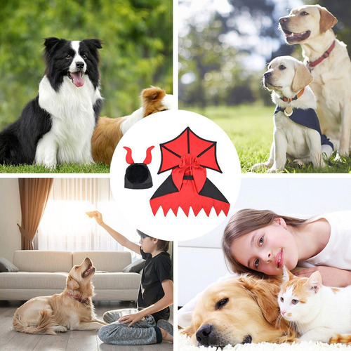 Disfraz De Vampiro Para Perro Capa Para Perro Cosplay Capa Y