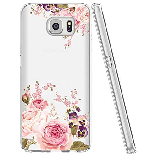 Funda Para Samsung Galaxy S7 Rose Flower Tpu Goma Suave Sili